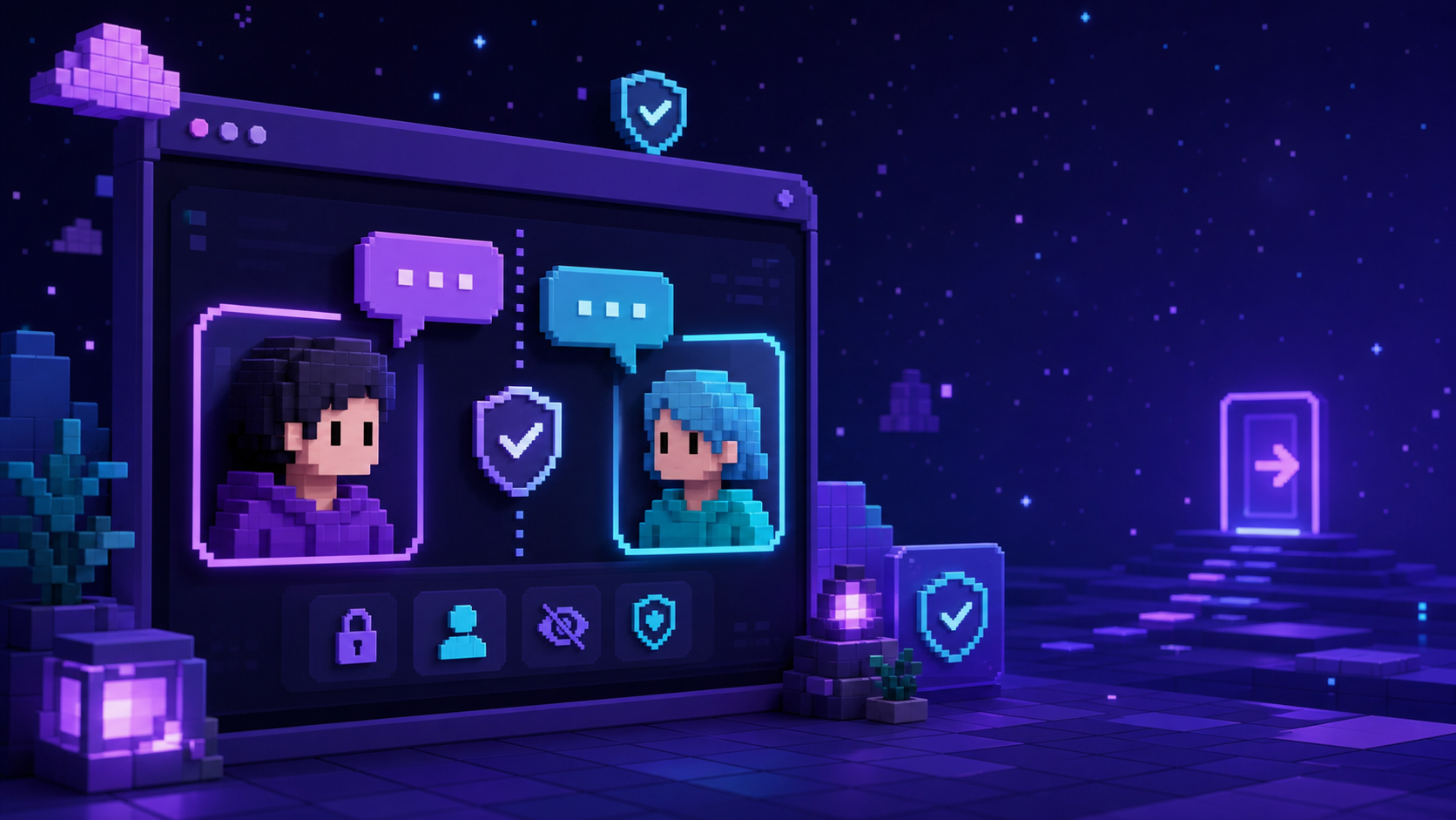 Niemals mit Fremden sprechen on PixelPlanets